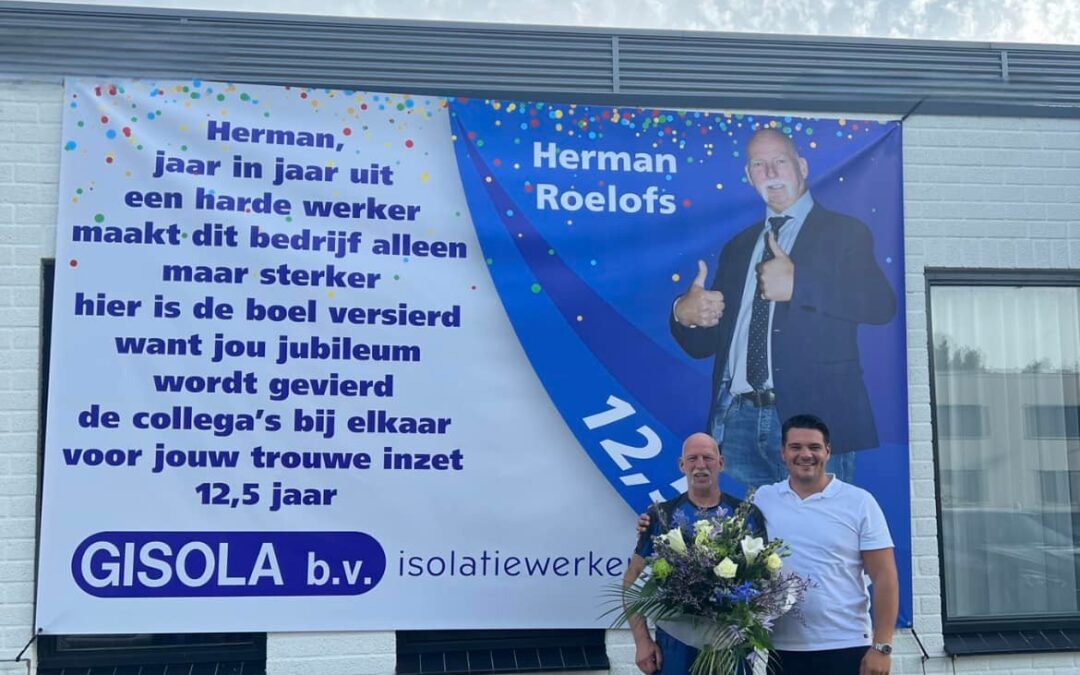 12,5 Jarig Jubileum Herman Roelofs